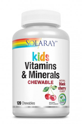 Solaray Kids Vitamins &amp; Mineral, 120 таб