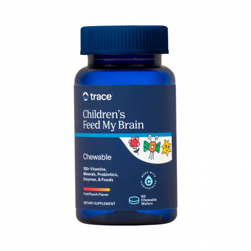 Trace Minerals Фид Май Брэйн Мульти витамины + Энзимы, 60 таблеток