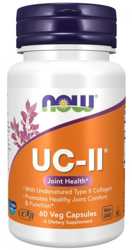 NOW UC-II type II Collagen 40 mg, Коллаген UC-II тип II 40 мг, 60 капсул