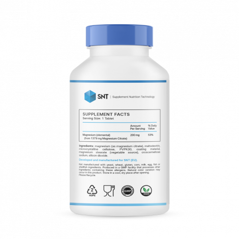 SNT Magnesium Citrate, 180 таблеток