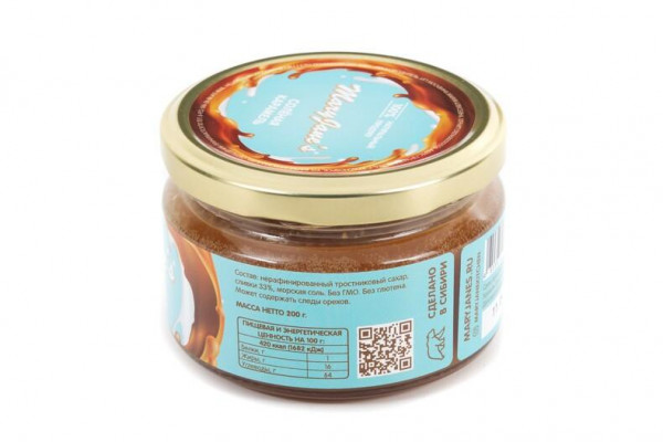 Mary Jane's Kitchen Арахисовая паста Соленая карамель, 200 г