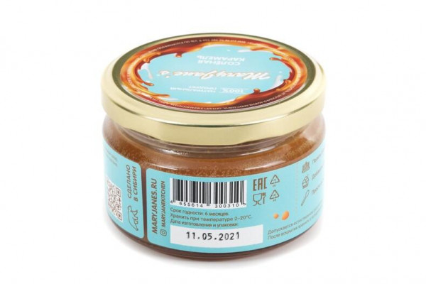 Mary Jane's Kitchen Арахисовая паста Соленая карамель, 200 г