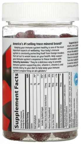 Trace Minerals Иммунити Гаммис, 60 таблеток