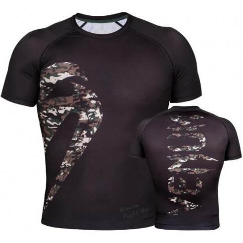 Venum Рашгард JUNGLE CAMO (кор. рукав)