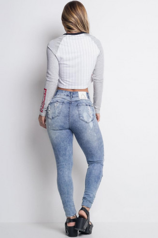 LABELLAMAFIA Женские джинсы CLJ293
