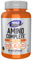 NOW Amino Complete, Амино Комплекс, 120 капсул