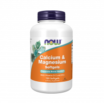 NOW Calcium & Magnesium Softgels With Vitamin D and Zinc, 120 капсул NOW Calcium & Magnesium Softgels With Vitamin D and Zinc, 120 капсул