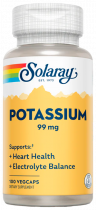 Solaray Potassium, Калий, 100 капсул