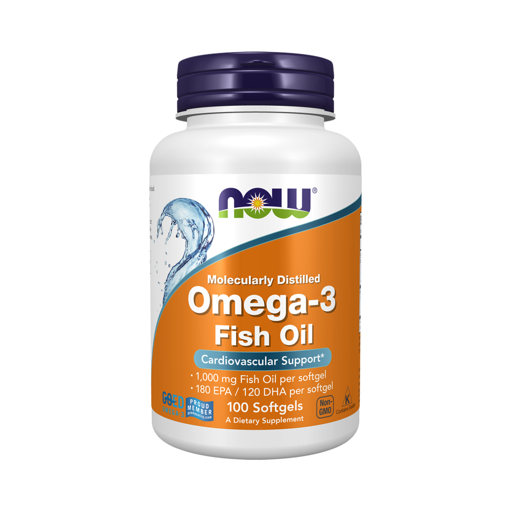 NOW Омега-3 1000 мг, 100 капсул, Omega 3 1000 мг. 100 капс.